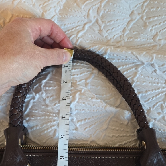 Elliott Lucca Leather Dark Brown Purse - Picture 9 of 16